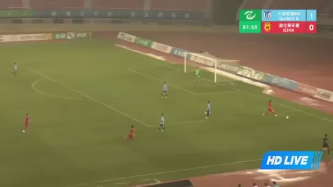 Poster siaran Dalian Yingbo B VS Hubei Istar