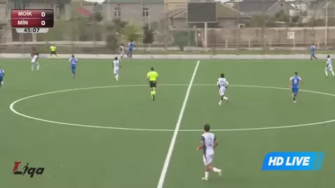Poster siaran FK MOIK Baku VS Mingachevir
