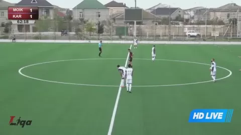 Poster siaran FK MOIK Baku VS Karvan Evlakh
