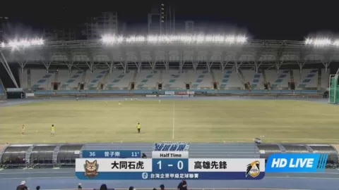 Poster siaran Tatung FC VS Kaohsiung Attackers FC