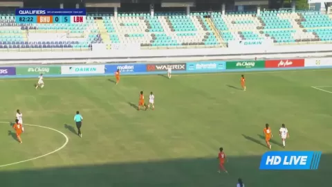 Poster siaran Bhutan Women U17 VS Lebanon U17 Women