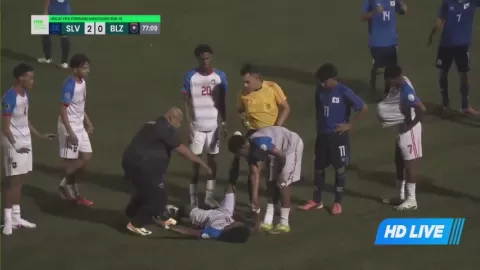 Poster siaran El Salvador U16 VS Belize U16