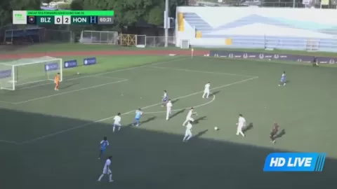Poster siaran Belize U16 VS Honduras U16