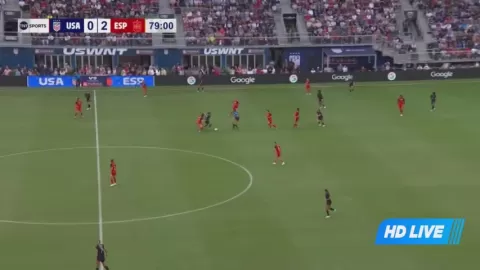 Poster siaran USA Women VS Spain Women