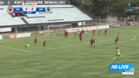 Poster siaran Bengaluru Roots FC VS Kodagu FC
