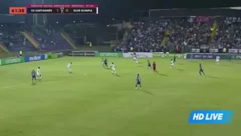 Poster siaran CS Cartagines VS CD Olimpia