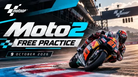Poster siaran Moto2 : Free Practice Nr. 1