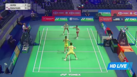 Poster siaran Liu K H / Hsu Y VS D.Puavaranukroh/S.Paewsampran