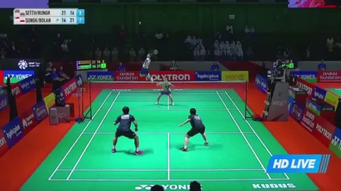 Poster siaran Setthaprasert T / Rungruengpramong P VS Sungkono M F A P / Bolang G A