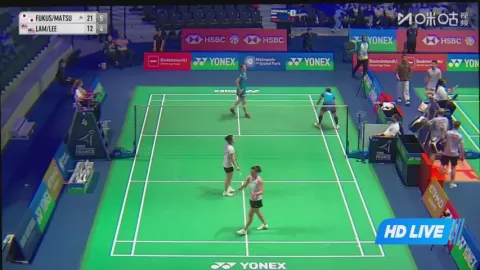 Poster siaran Y.Fukushima/M.Matsutomo VS L.Lam/A.Lee