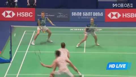 Poster siaran T. Gicquel / D. Delrue VS G.Wu/C.Lee